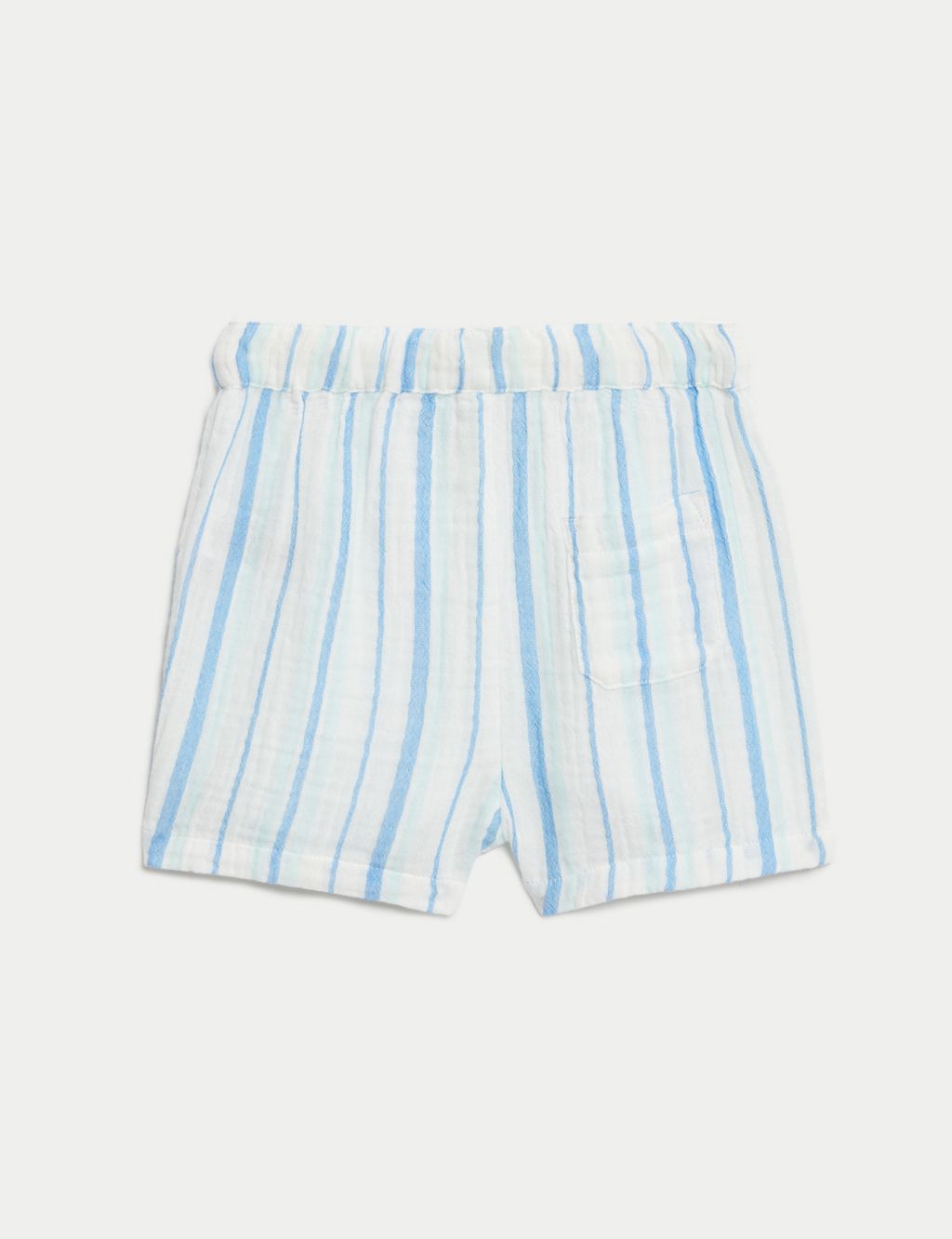 Pure Cotton Striped Shorts (0-3 Yrs) 2 of 5