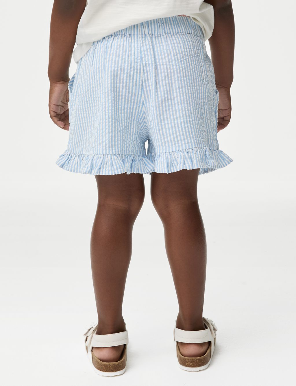 Pure Cotton Striped Shorts (2-8 Yrs) 5 of 5