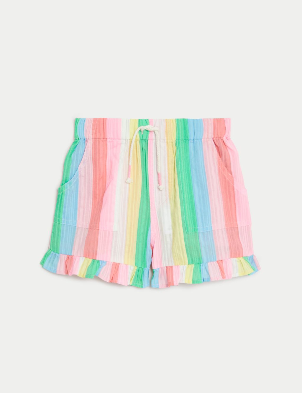 Pure Cotton Striped Shorts (2-8 Yrs) 1 of 5