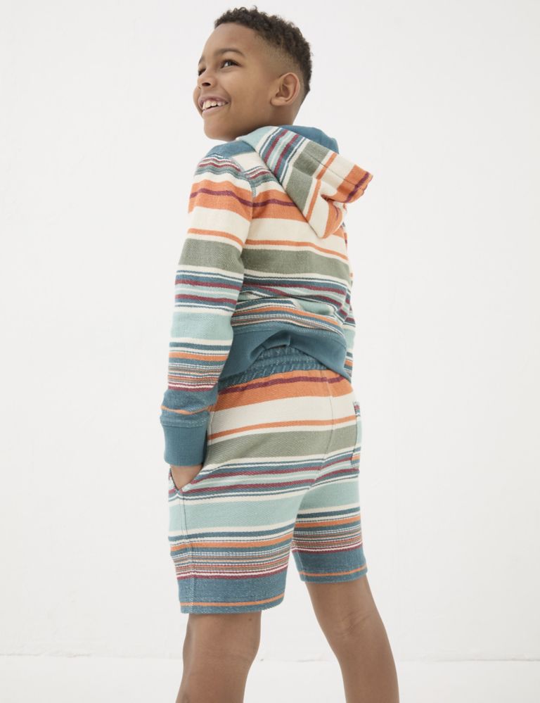 Pure Cotton Striped Shorts (3-13 Yrs) 4 of 5