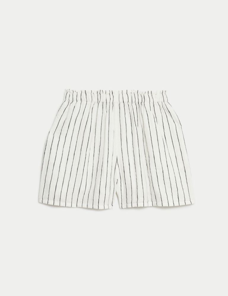 Pure Cotton Striped Shorts (6-16 Yrs) 2 of 5