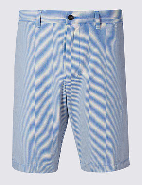 Pure Cotton Striped Shorts Image 2 of 4