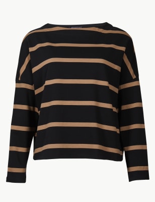 fantastic fawn striped sweatshirt