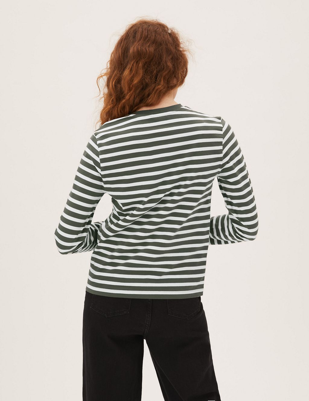 Pure Cotton Striped Straight Fit Top 4 of 5