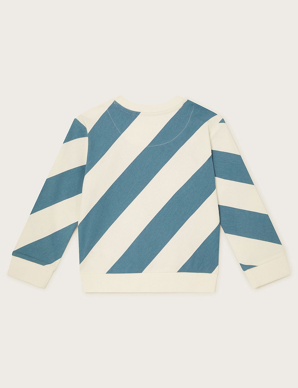 Pure Cotton Striped Sweatshirt (3-13 Yrs) 1 of 4