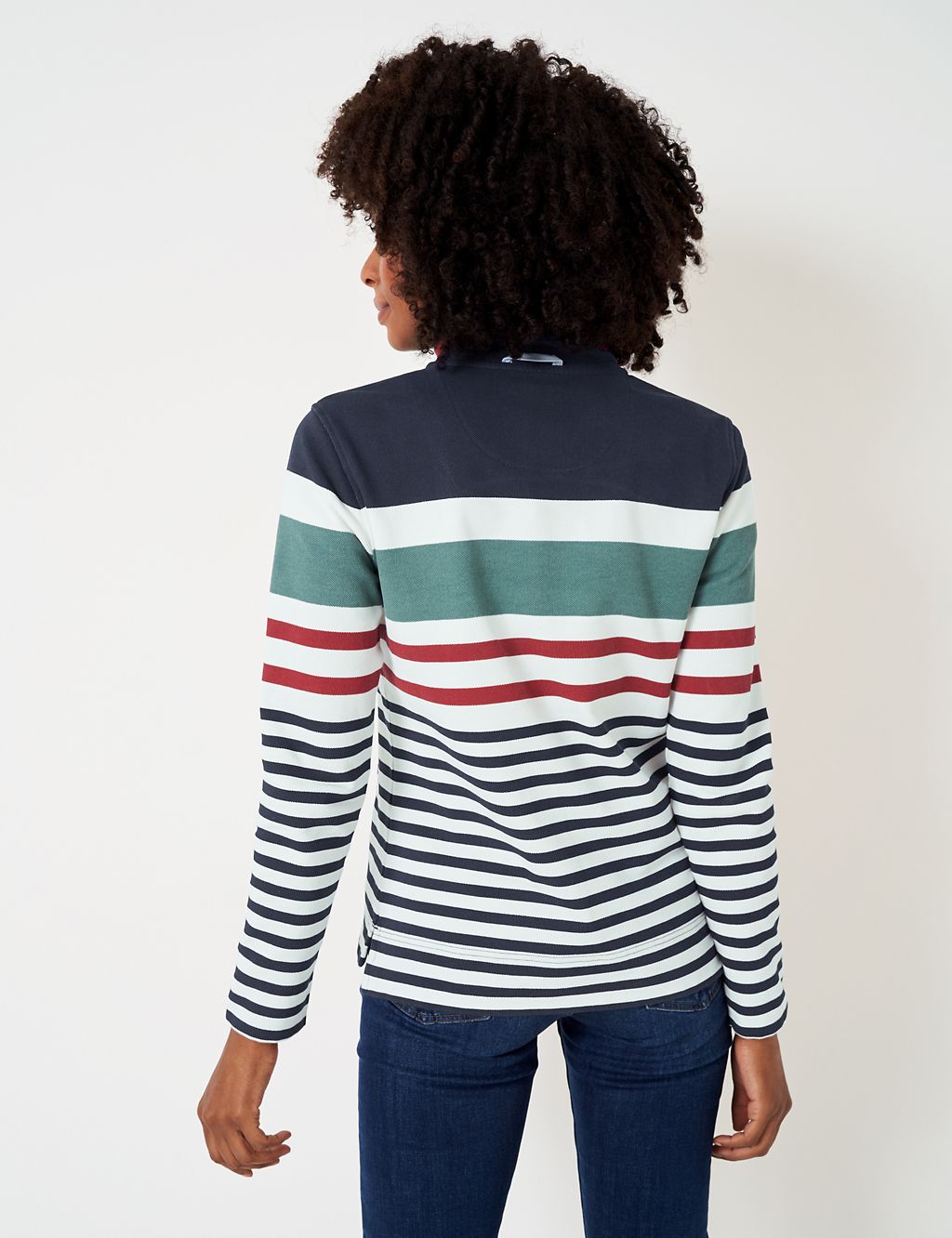 Pure Cotton Striped Sweatshirt 4 of 5