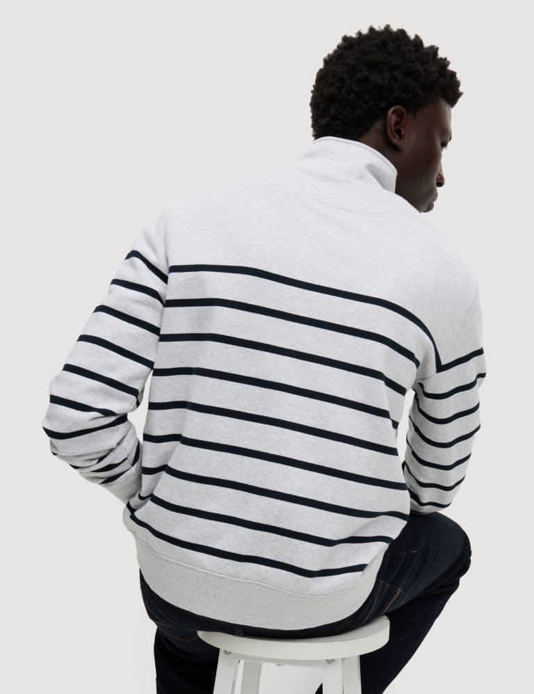 Striped sweatshirt clearance