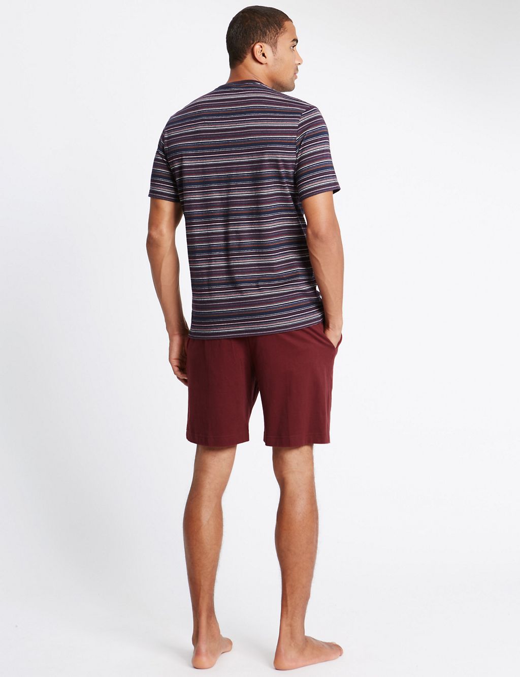 Pure Cotton Striped T-Shirt & Short Set 2 of 4