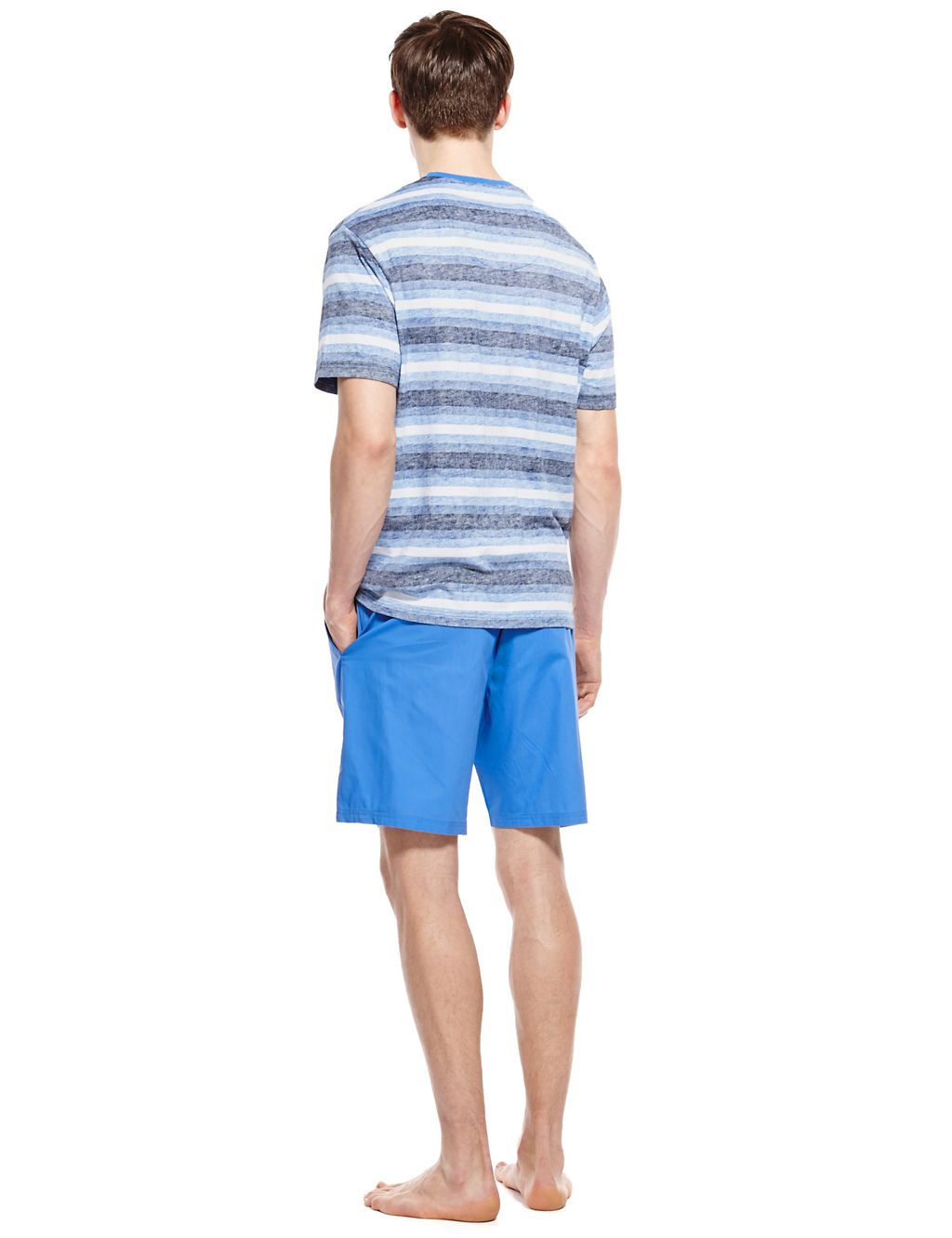 Pure Cotton Striped T-Shirt & Shorts Set 2 of 4