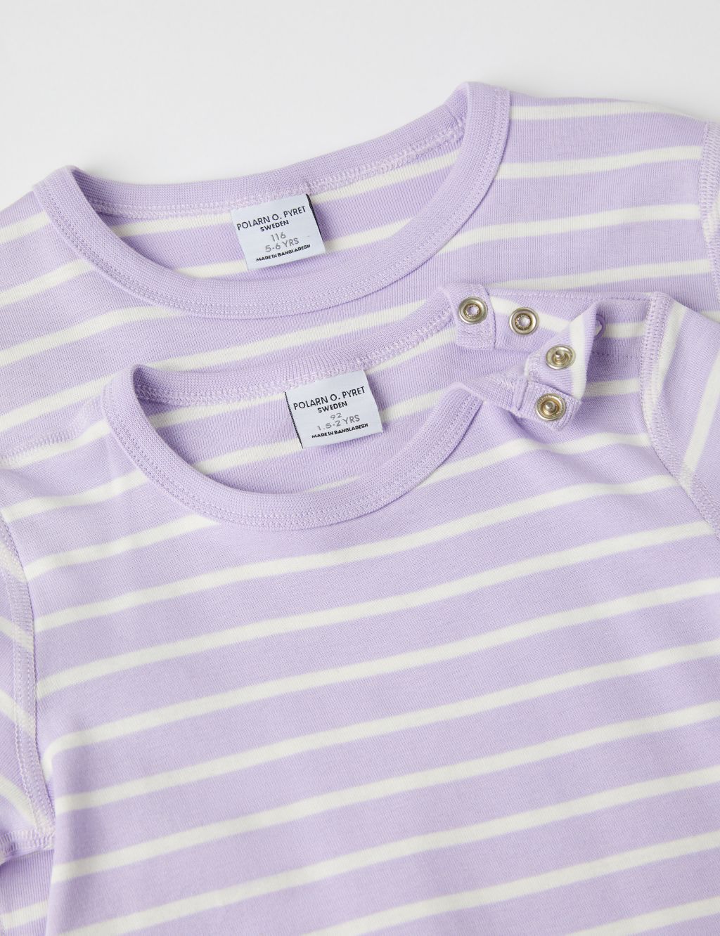 Pure Cotton Striped T-Shirt (1-10 Yrs) 1 of 3