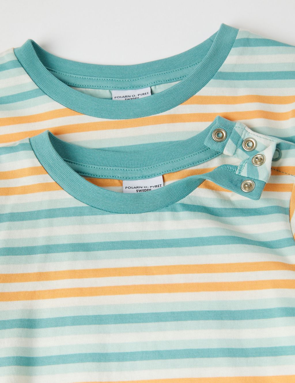 Pure Cotton Striped T-Shirt (18 Mths-10 Yrs) 2 of 3