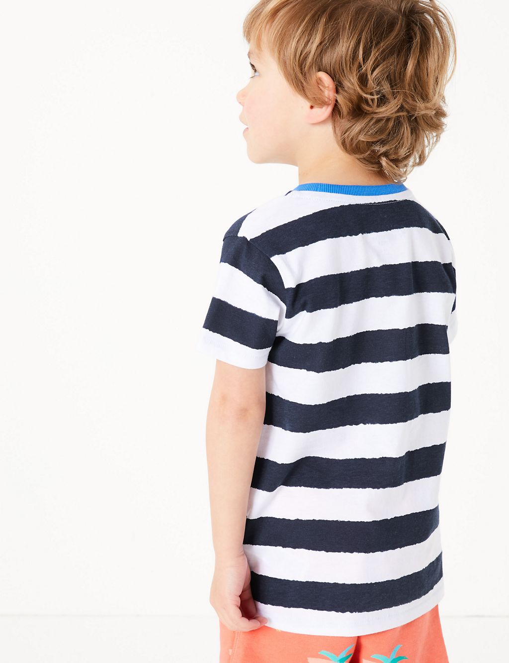 Pure Cotton Striped T-Shirt (2-7 Yrs) 4 of 4