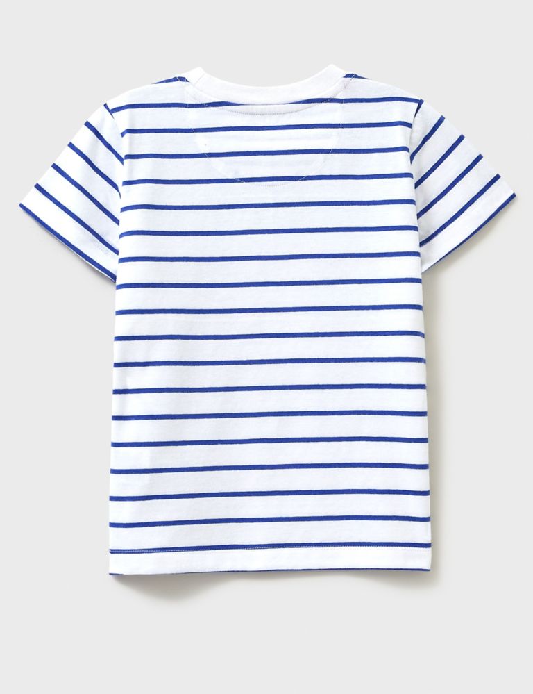 Pure Cotton Striped T-Shirt (3-12 Yrs) 4 of 5