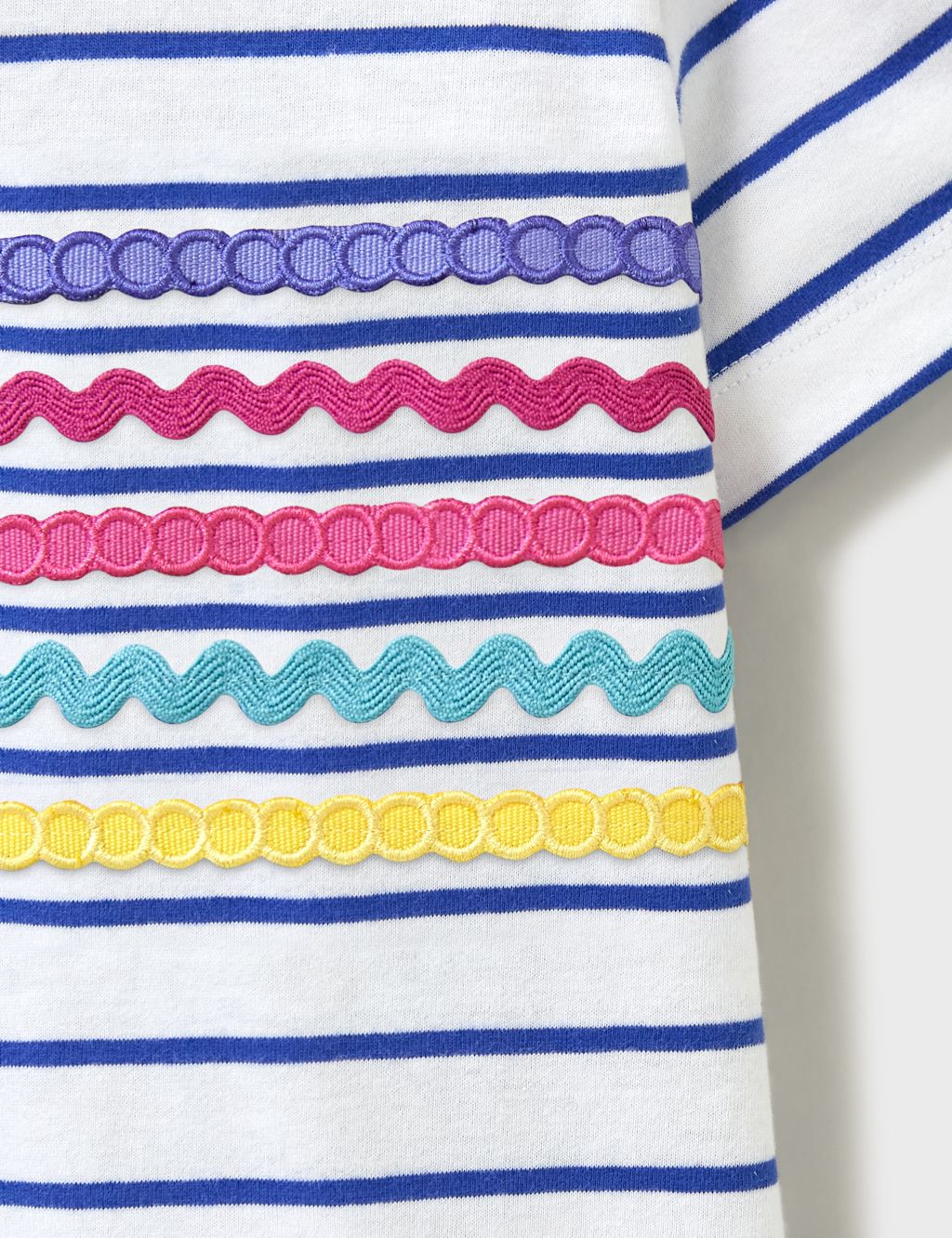 Pure Cotton Striped T-Shirt (3-12 Yrs) 5 of 5