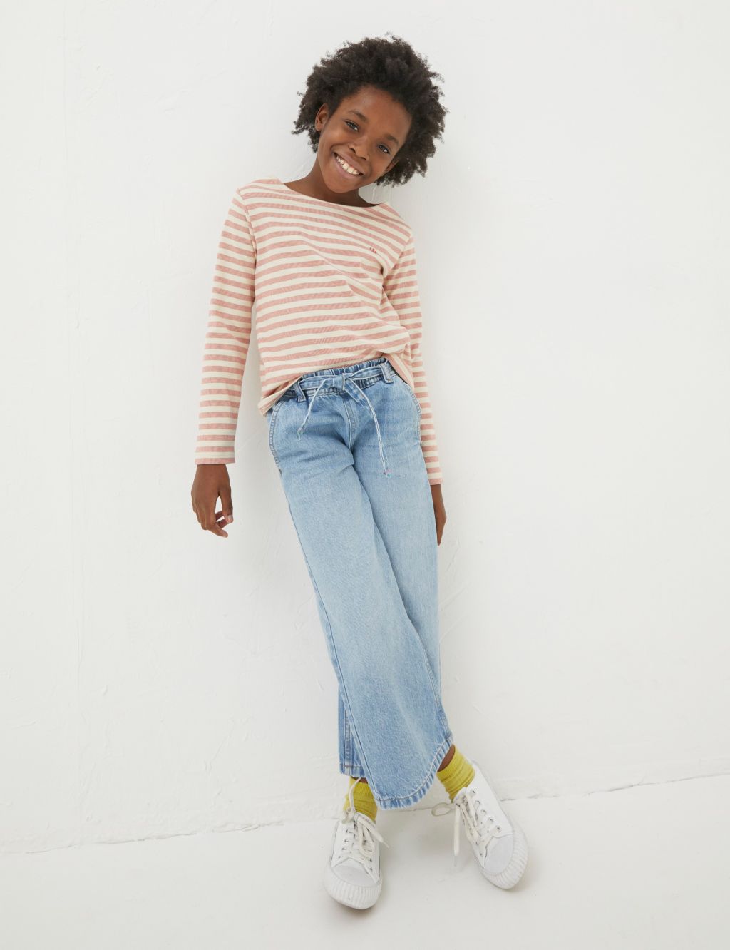 Pure Cotton Striped T-Shirt (3-13 Yrs) 2 of 4
