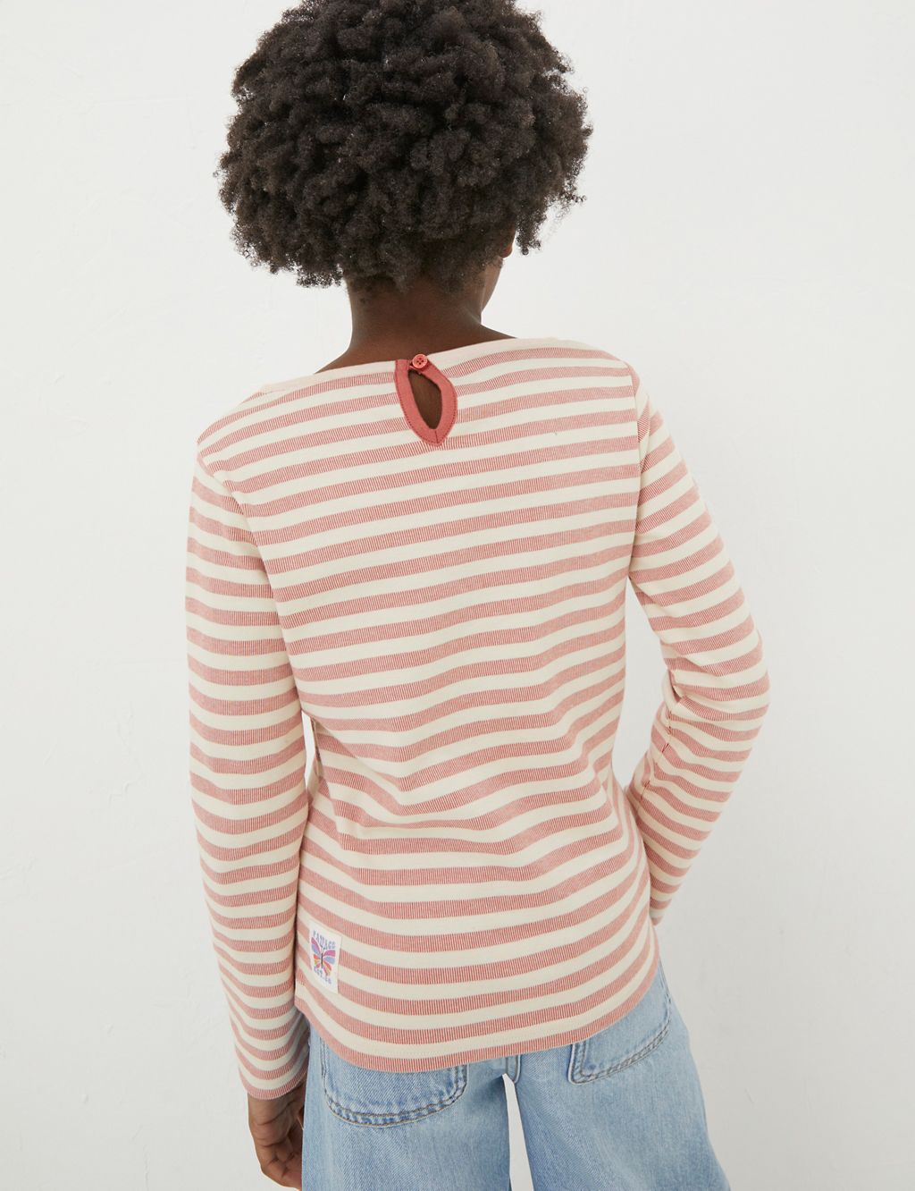 Pure Cotton Striped T-Shirt (3-13 Yrs) 4 of 4