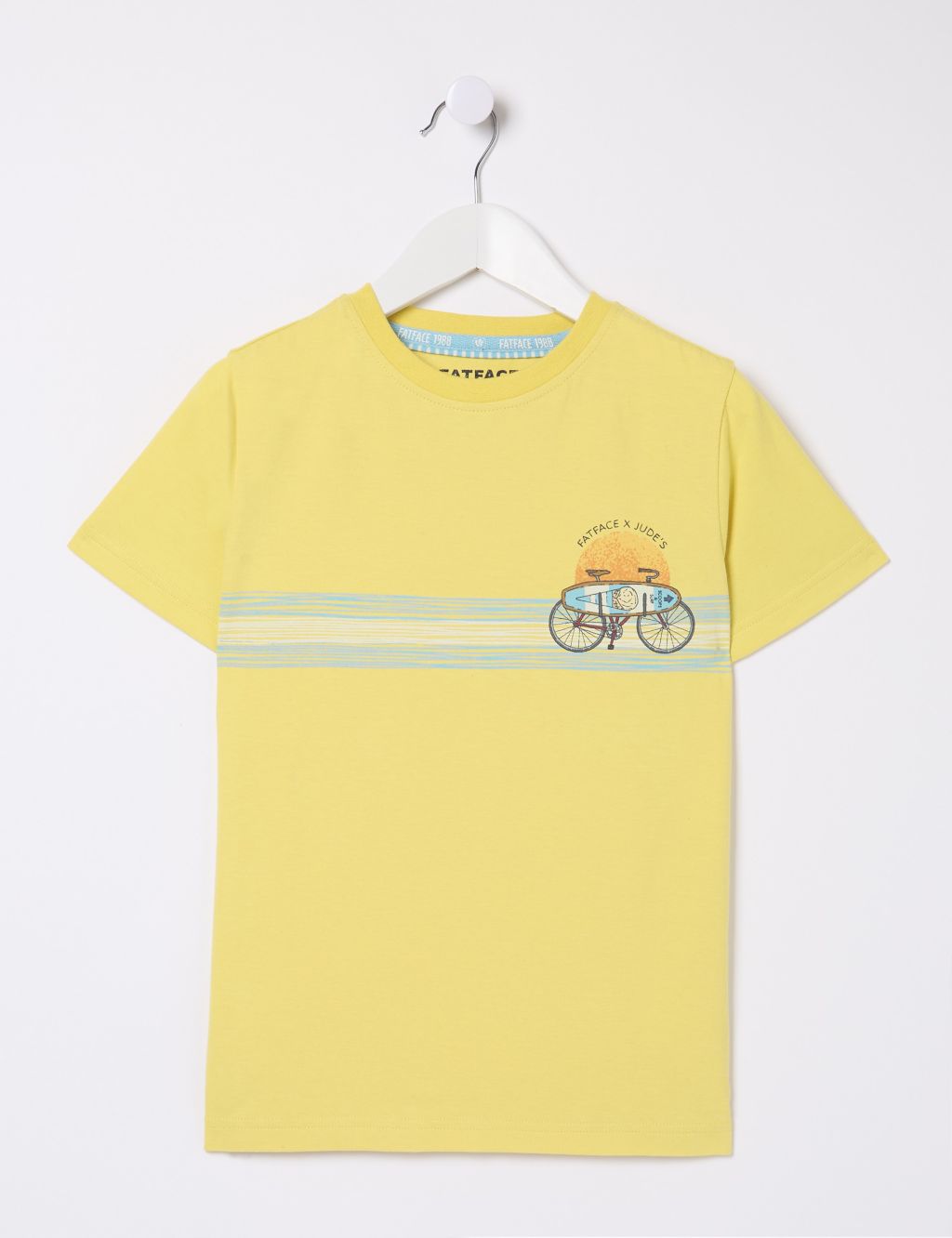 Pure Cotton Striped T-Shirt (3-13 Yrs) 1 of 5
