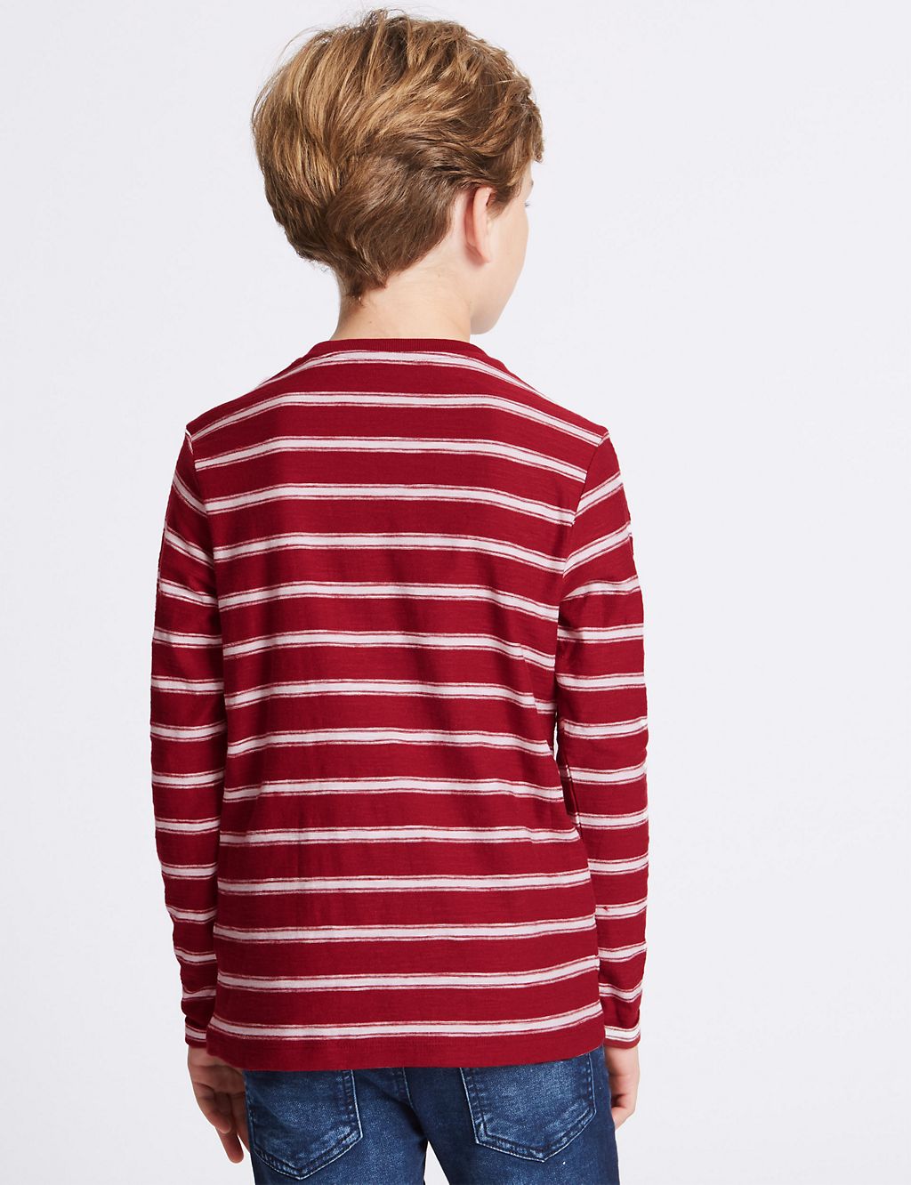 Pure Cotton Striped T-Shirt (3-14 Years) 2 of 6