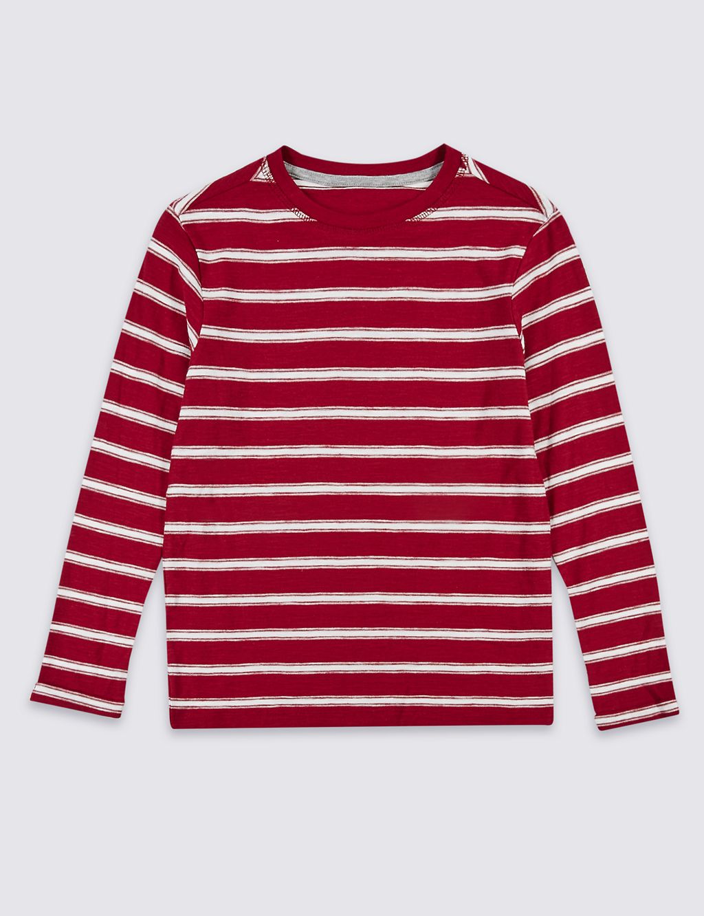 Pure Cotton Striped T-Shirt (3-14 Years) 1 of 6