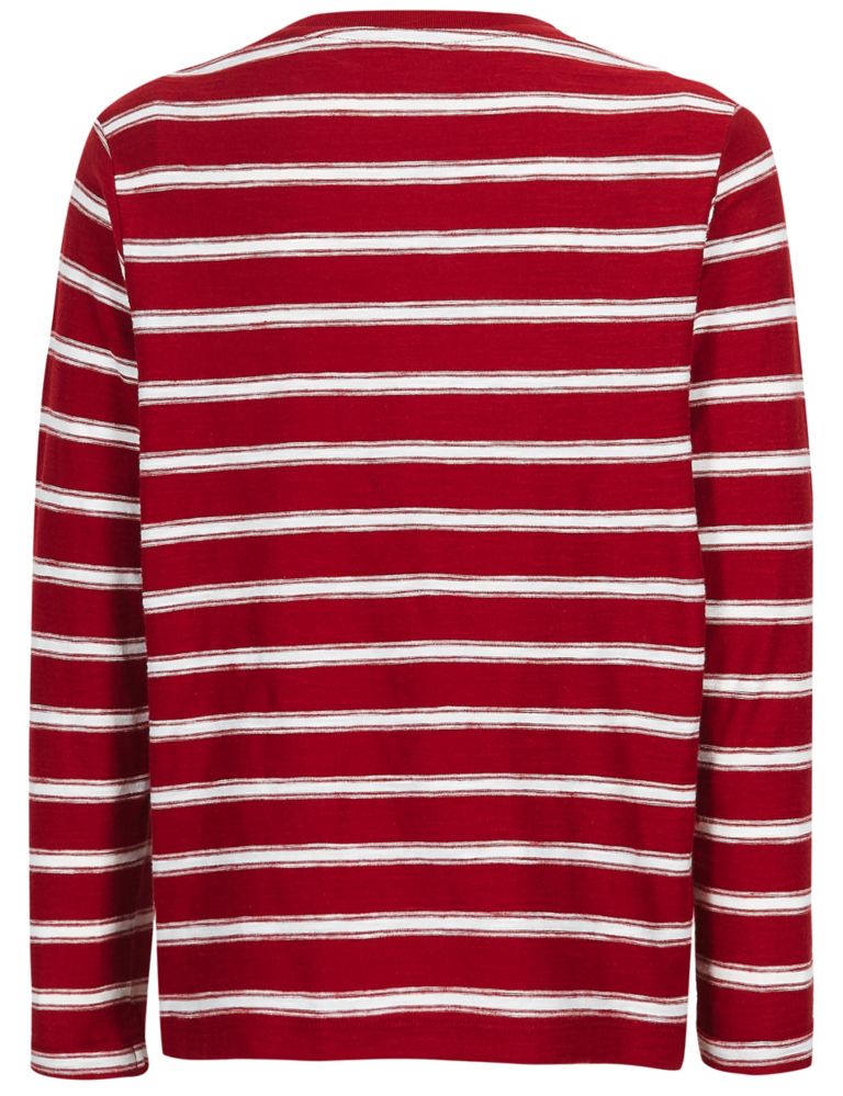 Pure Cotton Striped T-Shirt (3-14 Years) 6 of 6
