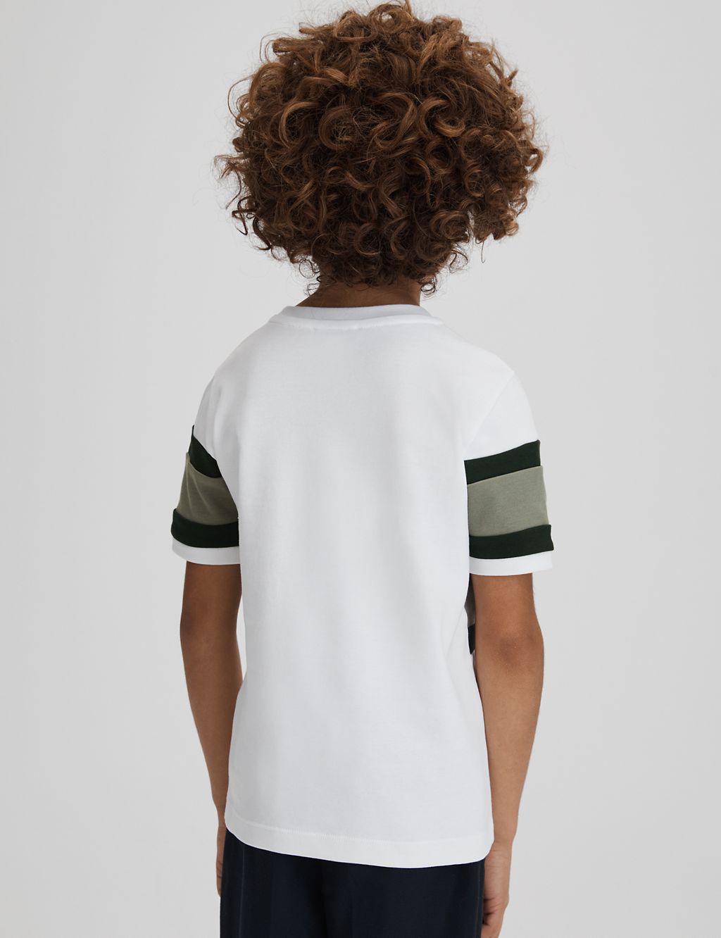 Pure Cotton Striped T-Shirt (3-14 Yrs) 4 of 5