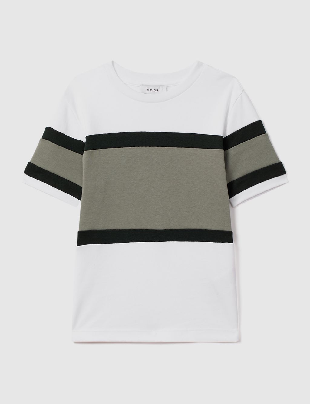 Pure Cotton Striped T-Shirt (3-14 Yrs) 1 of 5