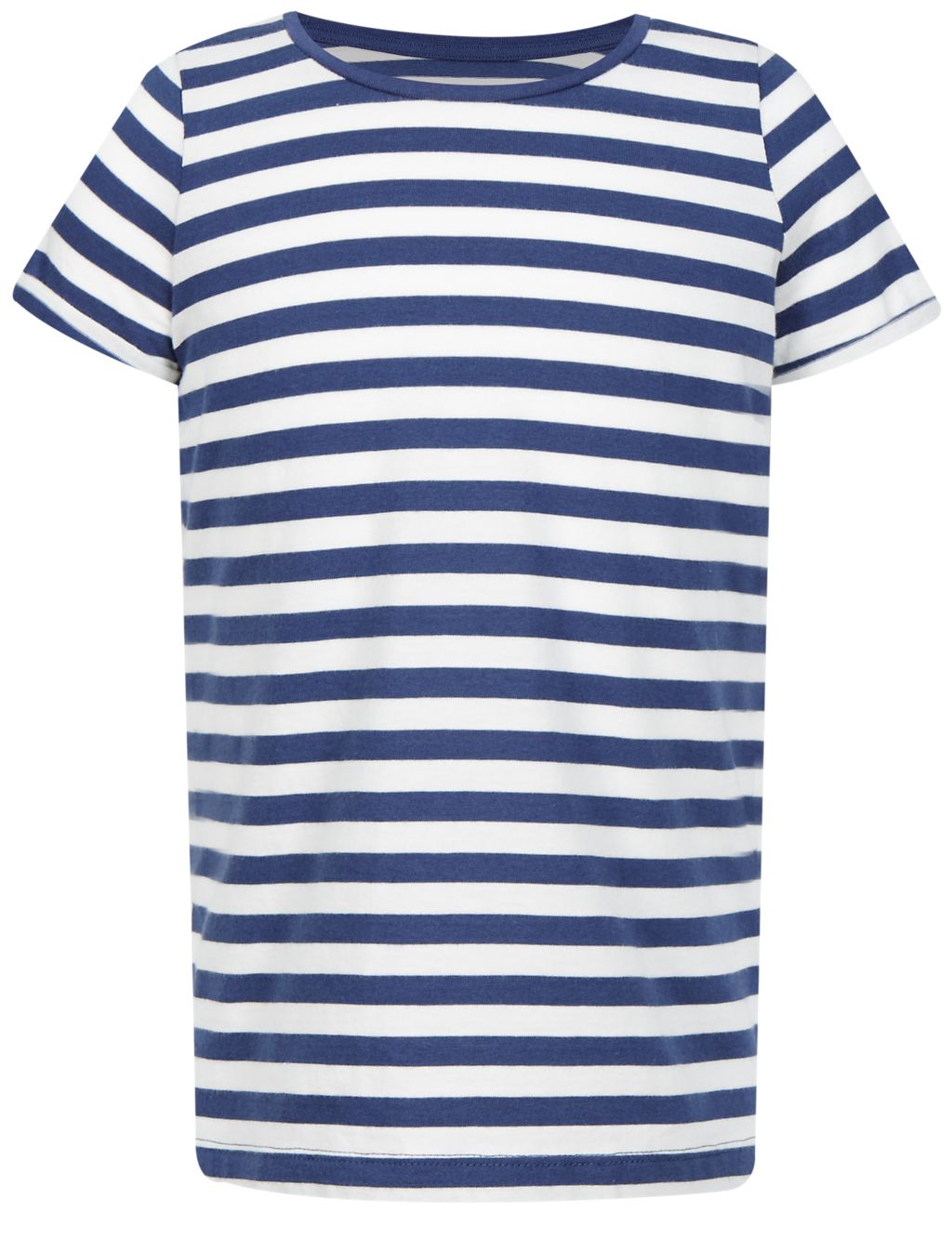 Pure Cotton Striped T-Shirt with StayNEW™ (3 Months - 5 Years) 4 of 5