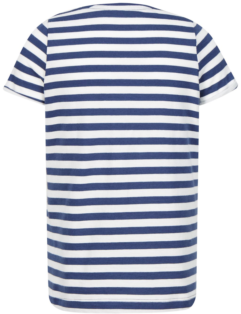 Pure Cotton Striped T-Shirt with StayNEW™ (3 Months - 5 Years) 5 of 5