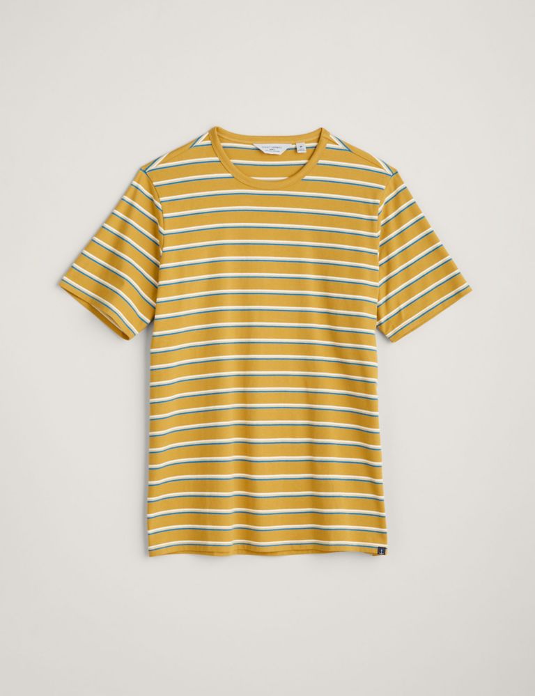 Pure Cotton Striped T-Shirt 2 of 3