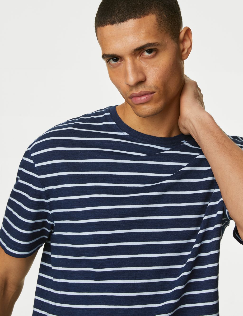Pure Cotton Striped T-Shirt | M&S Collection | M&S