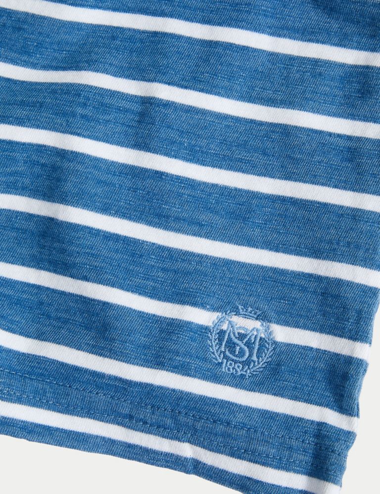 Pure Cotton Striped T-Shirt 7 of 7