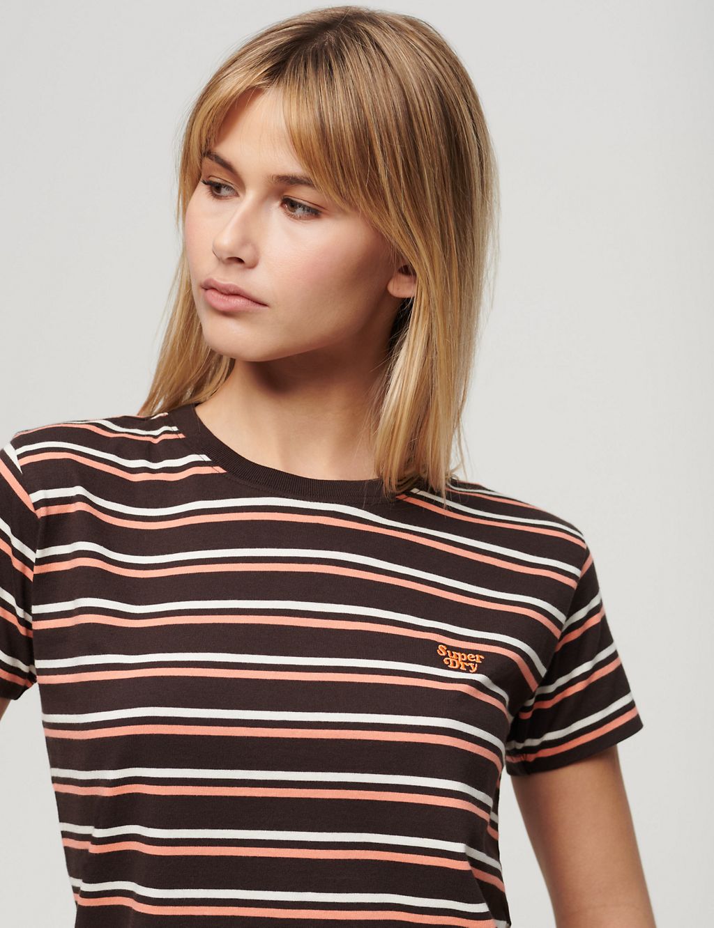 Pure Cotton Striped T-Shirt 2 of 5