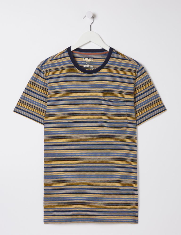 Pure Cotton Striped T-Shirt 2 of 4