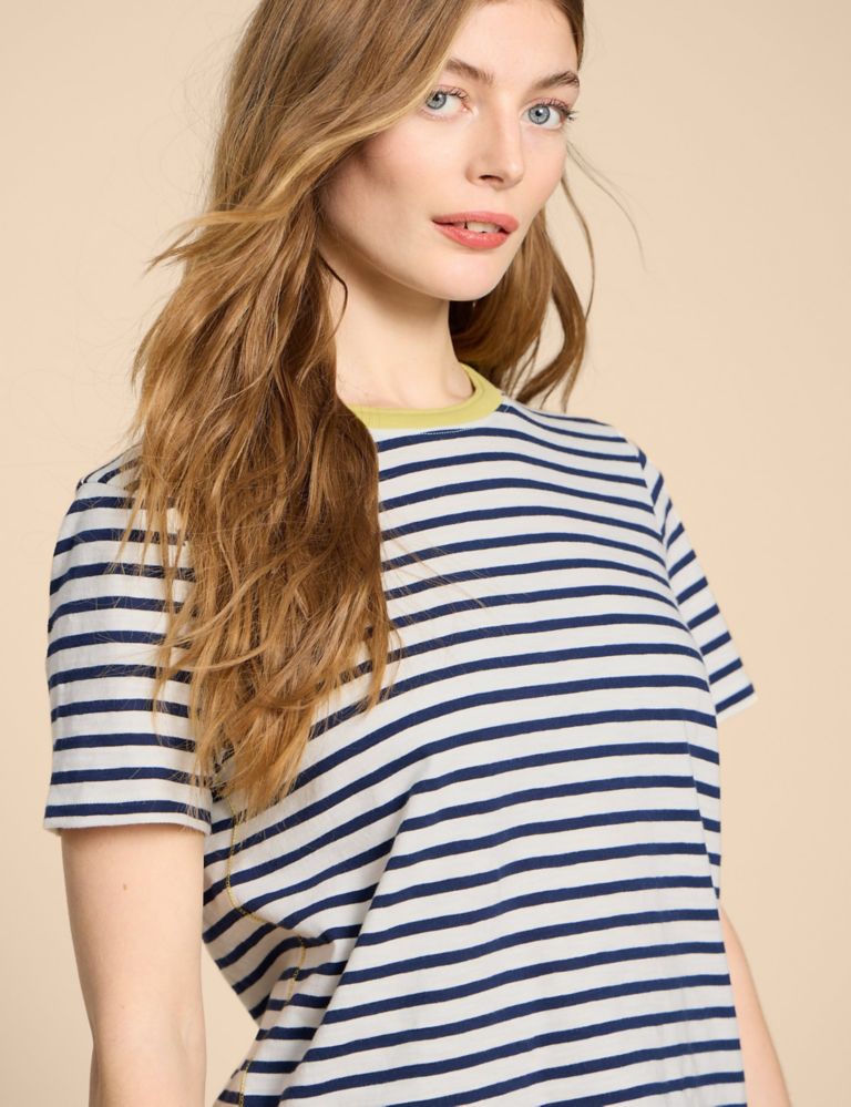 Pure Cotton Striped T-Shirt | White Stuff | M&S