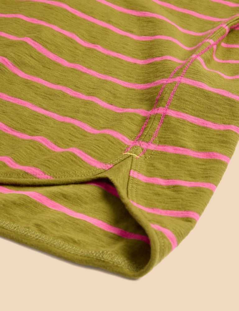 Pure Cotton Striped T-Shirt 6 of 6