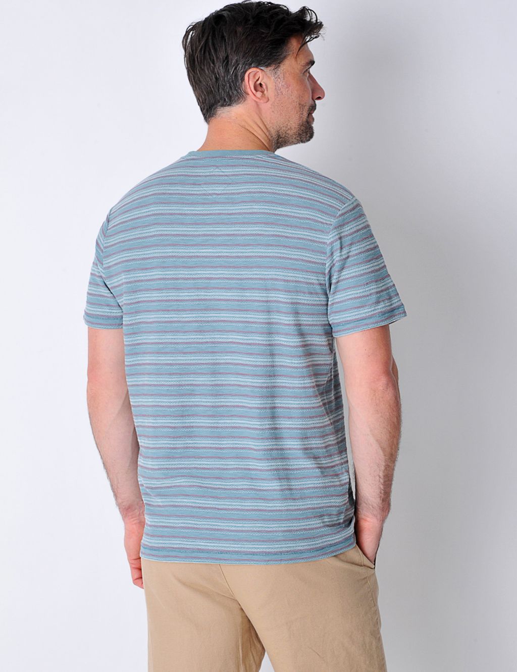 Pure Cotton Striped T-Shirt 4 of 6