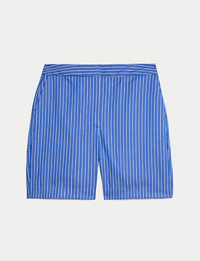 Pure Cotton Striped Tailored Shorts Image 2 of 6
