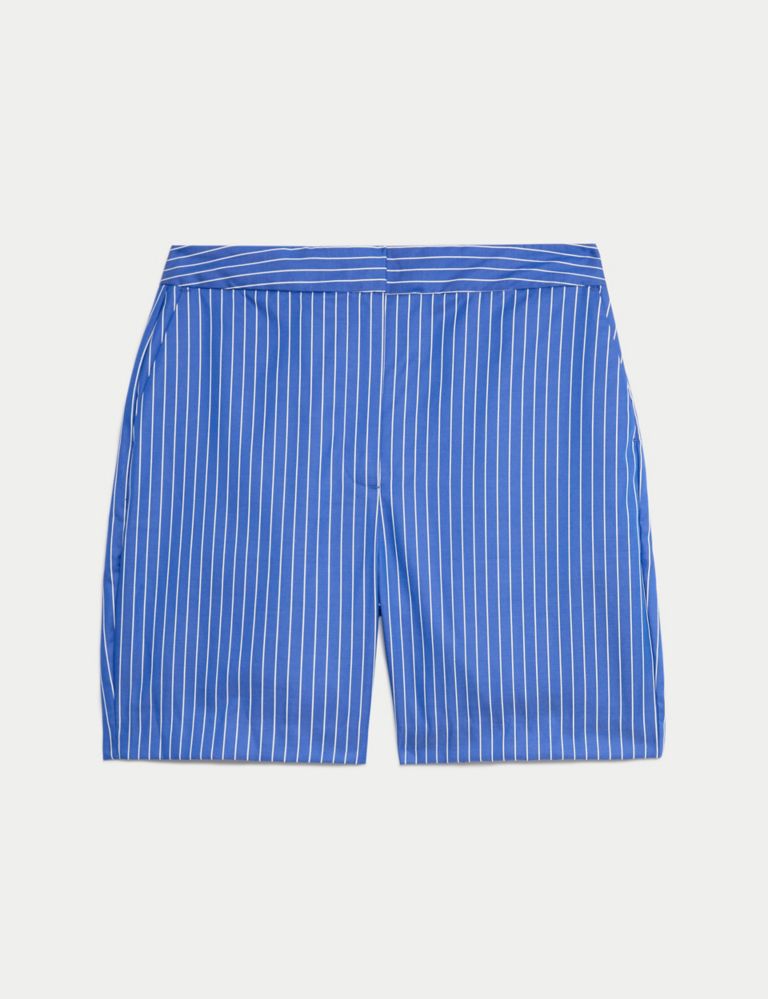 Pure Cotton Striped Tailored Shorts 3 of 6