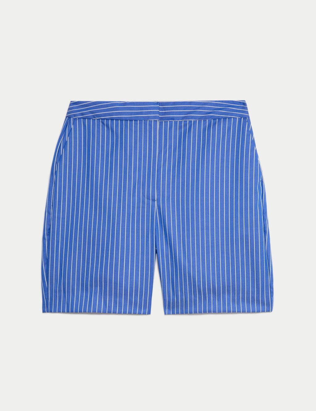 Pure Cotton Striped Tailored Shorts 1 of 6