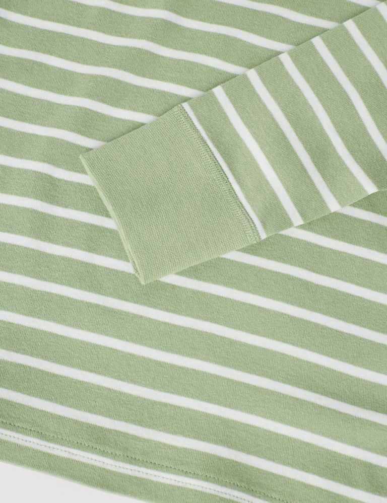 Pure Cotton Striped Top (1-10 Yrs) 4 of 4