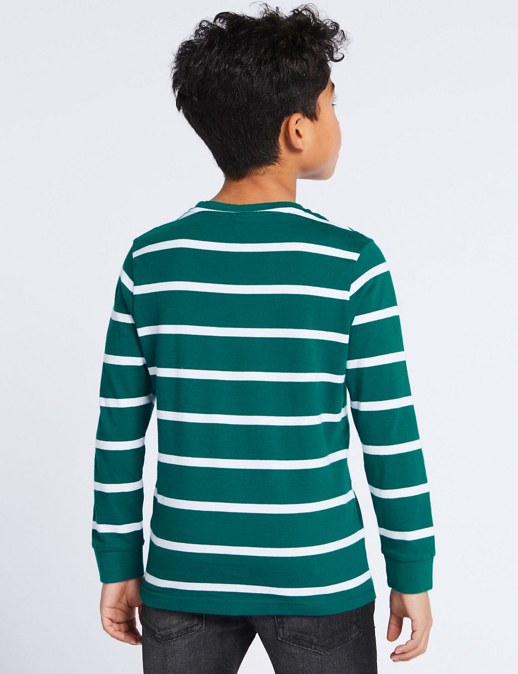 Pure Cotton Striped Top (3-16 Years) 5 of 5