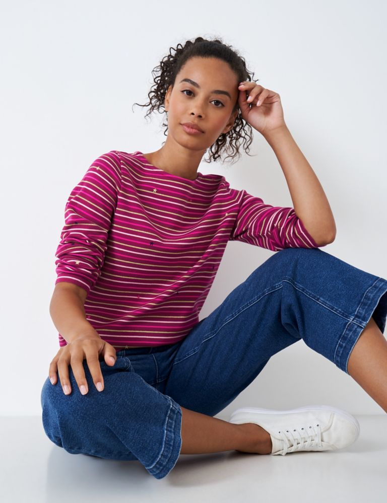 Pure Cotton Striped Top 5 of 5