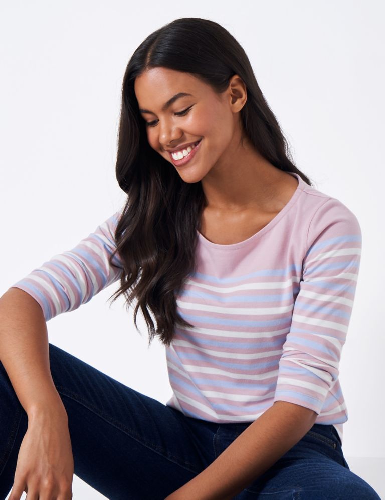 Pure Cotton Striped Top 5 of 5