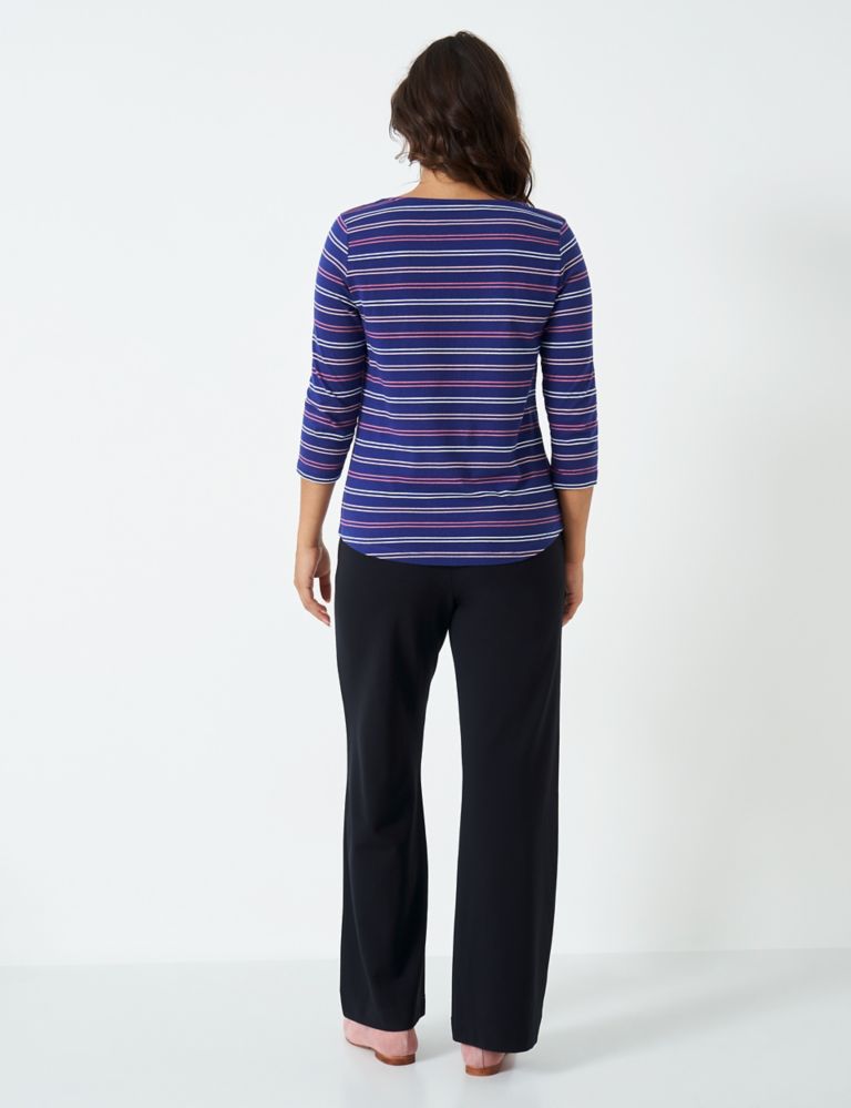 Pure Cotton Striped Top 3 of 4