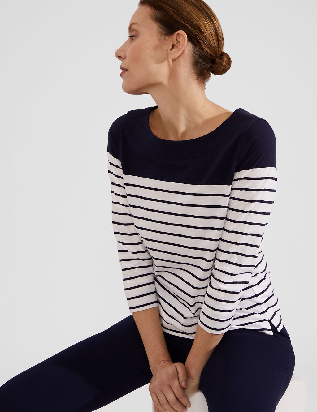 Pure Cotton Striped Top 5 of 6