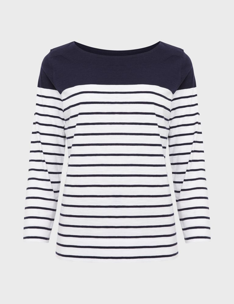 Pure Cotton Striped Top 2 of 6