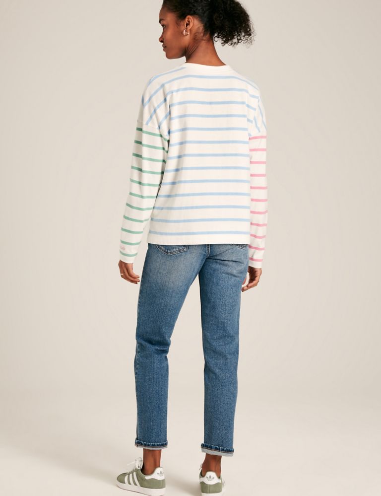 Pure Cotton Striped Top 4 of 7
