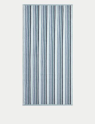 Pure Cotton Striped Towel Image 2 of 6