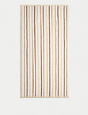 Pure Cotton Striped Towel Image 2 of 5