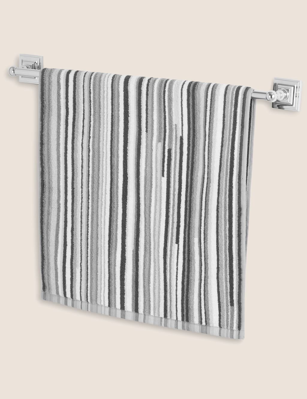 Pure Cotton Striped Towel M&S Collection M&S